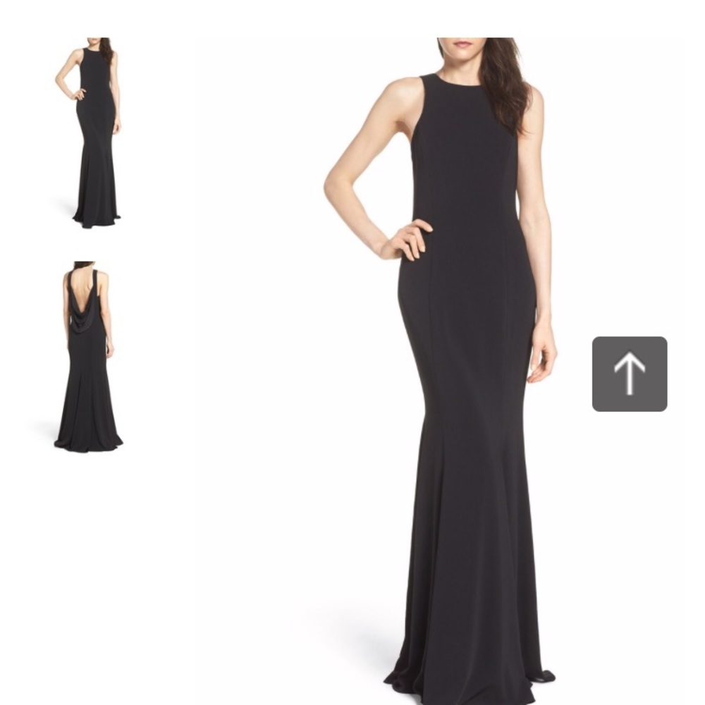 Jay Godfrey Armstrong black gown